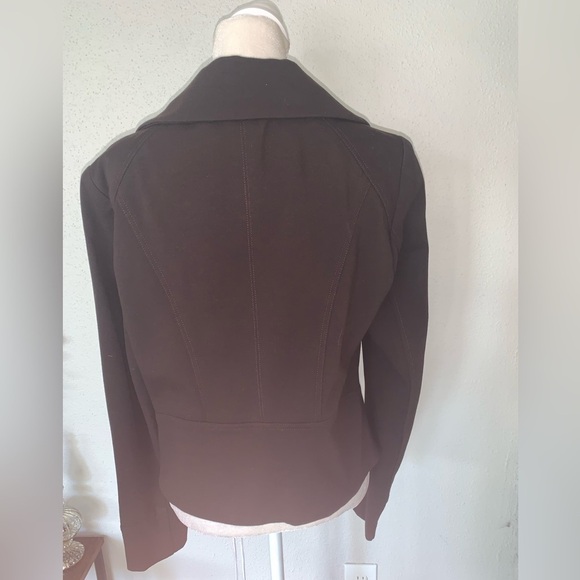 Carlisle Size 8 Brown Zip Front Tech Jacket - Picture 4 of 7
